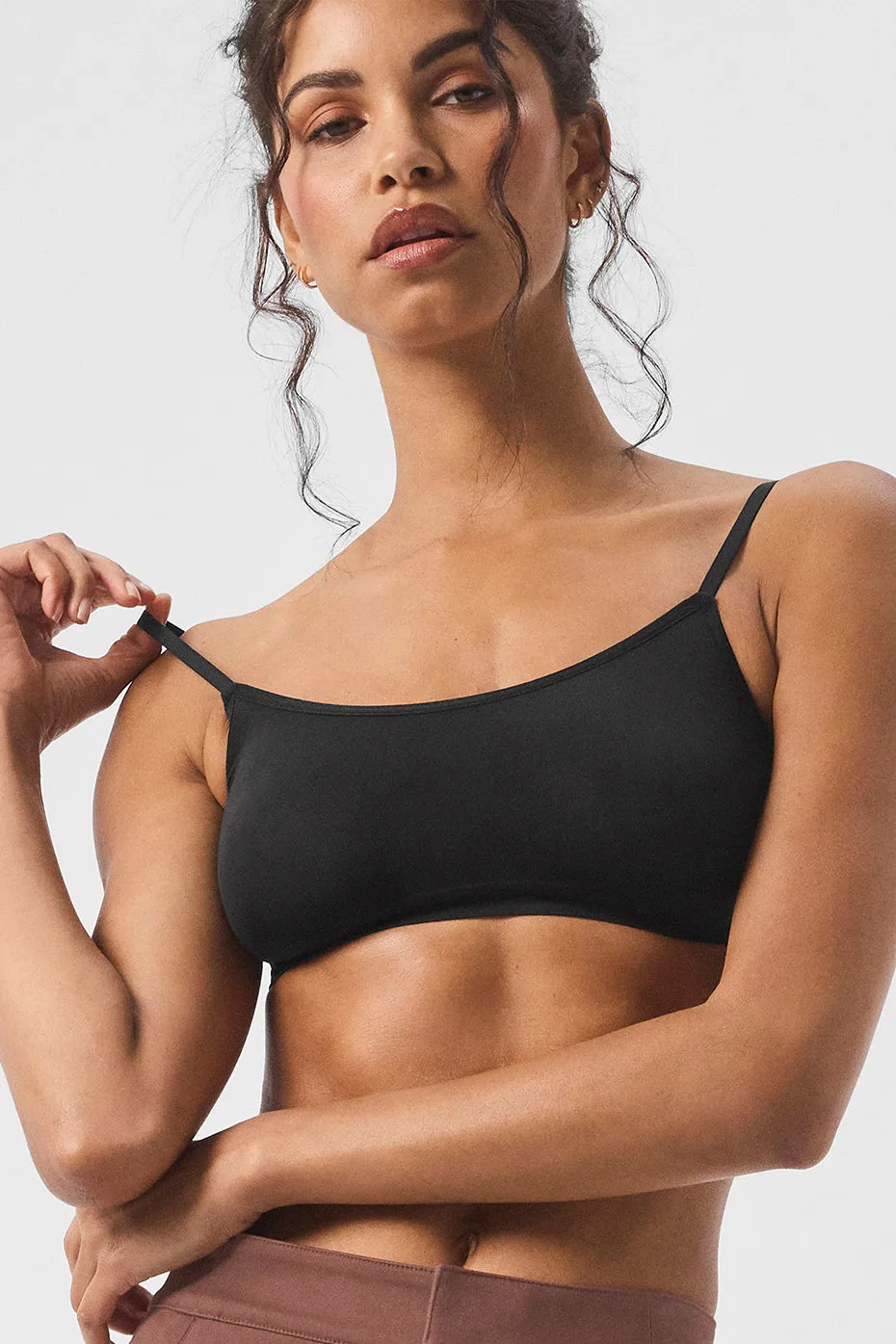 Sheer Glow Bra - Black sold by Alo Yoga product image thumbnail 3