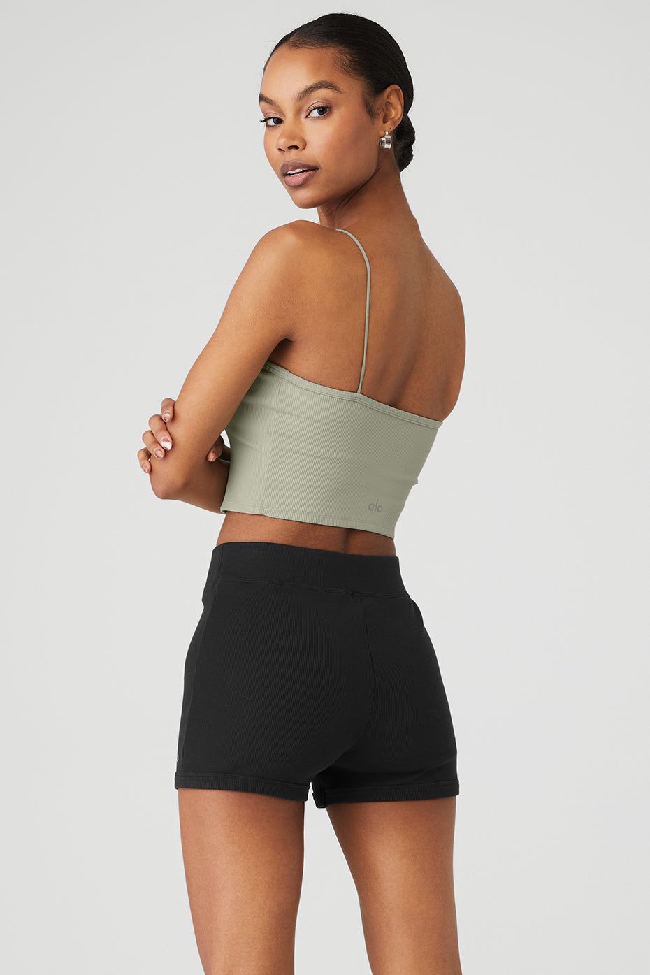 Goddess Ribbed Bandeau Top - Limestone sold by Alo Yoga product image thumbnail 2