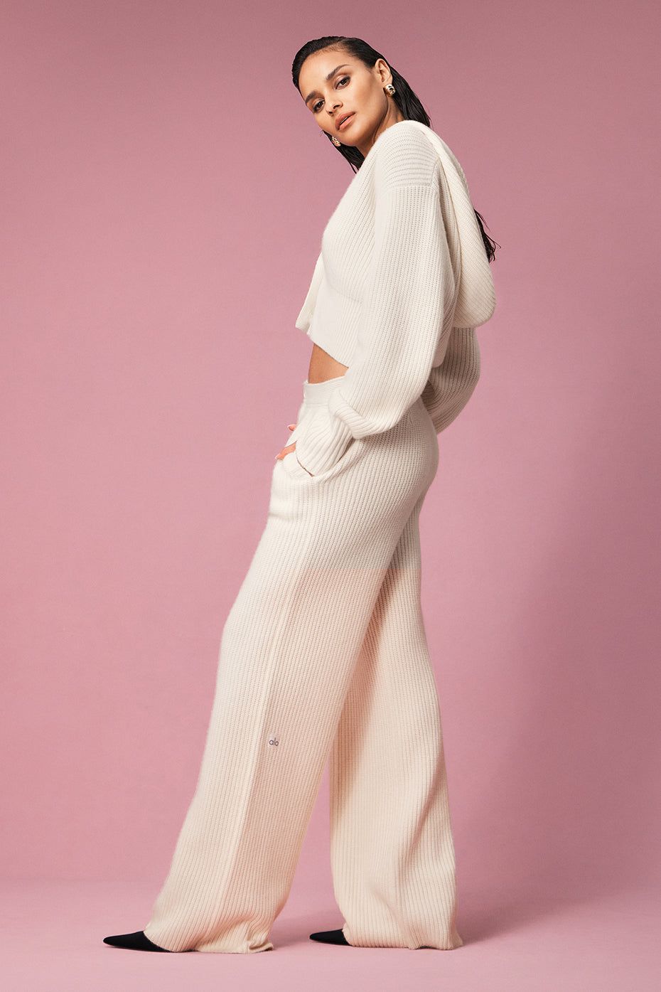 Cashmere Ma Cherie Cardigan - Ivory sold by Alo Yoga product image thumbnail 5