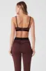 Airlift Line Up Bra - Cherry Cola sold by Alo Yoga