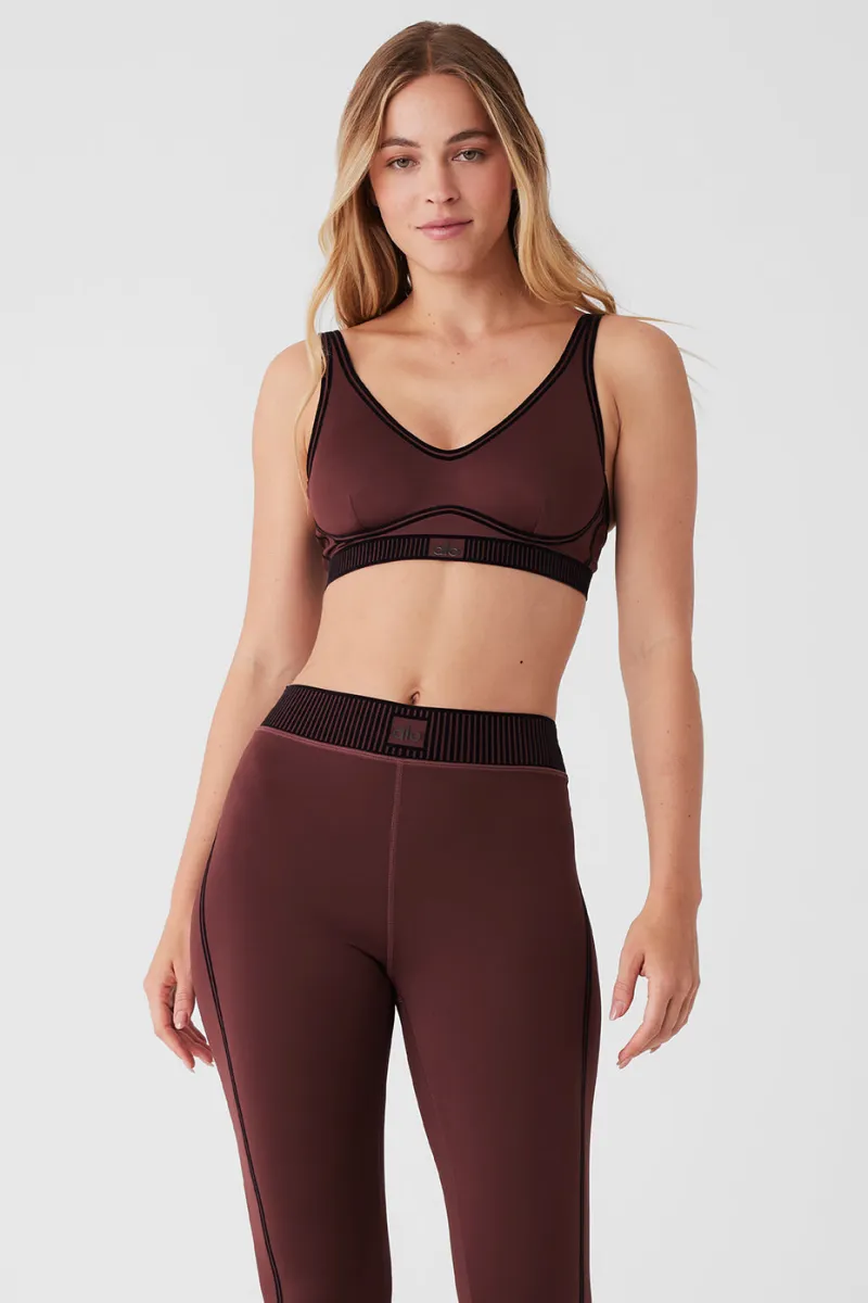 Airlift Line Up Bra - Cherry Cola | Parallel