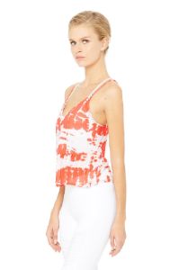 Flutter Tank - Guava Tie Dye sold by Alo Yoga