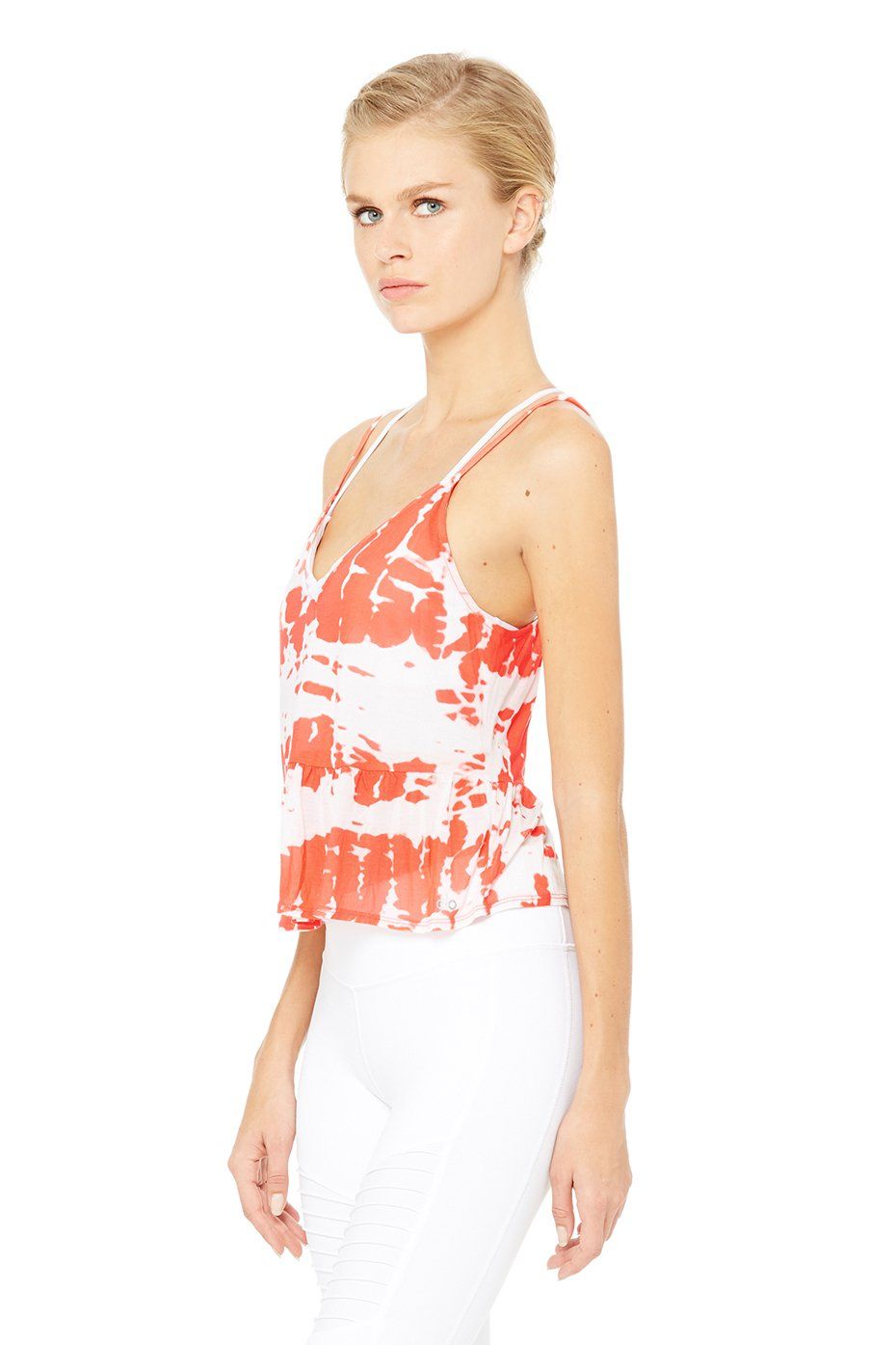 Flutter Tank - Guava Tie Dye sold by Alo Yoga product image thumbnail 3