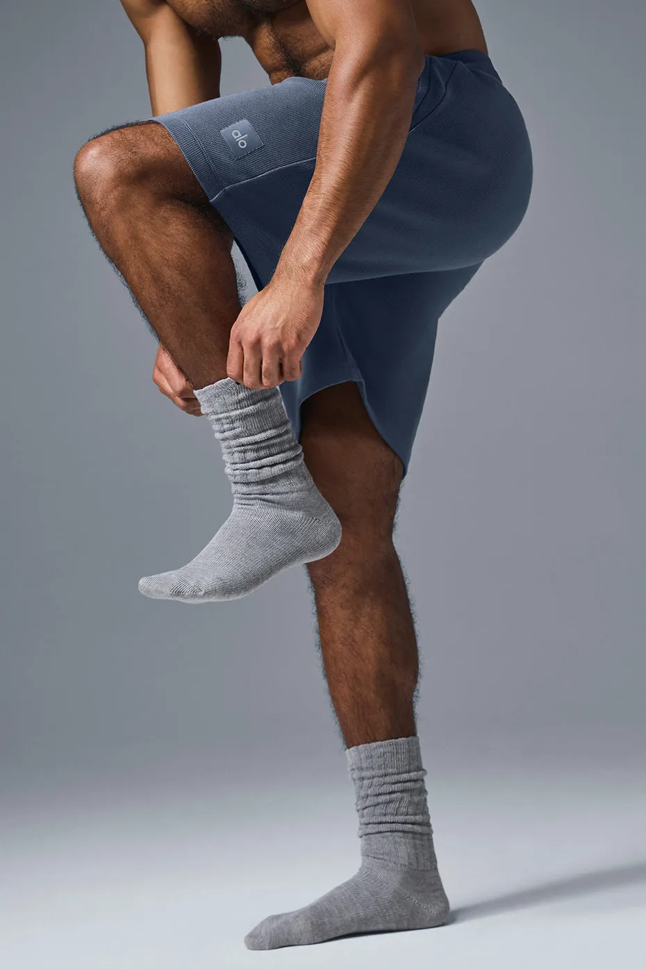 Unisex Scrunch Sock - Athletic Heather Grey sold by Alo Yoga product image thumbnail 3
