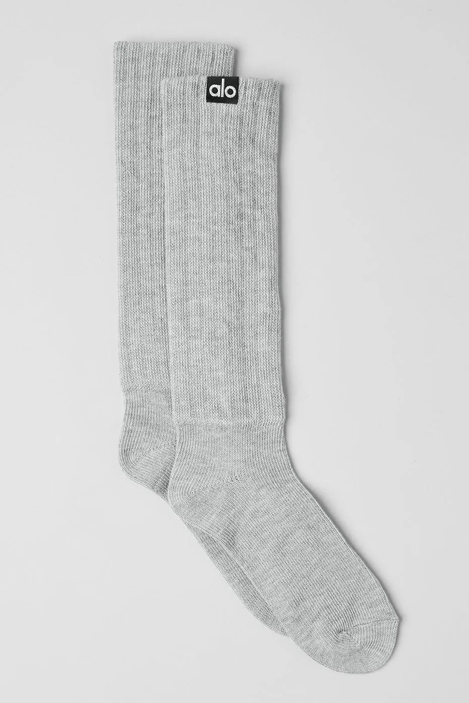 Unisex Scrunch Sock - Athletic Heather Grey sold by Alo Yoga