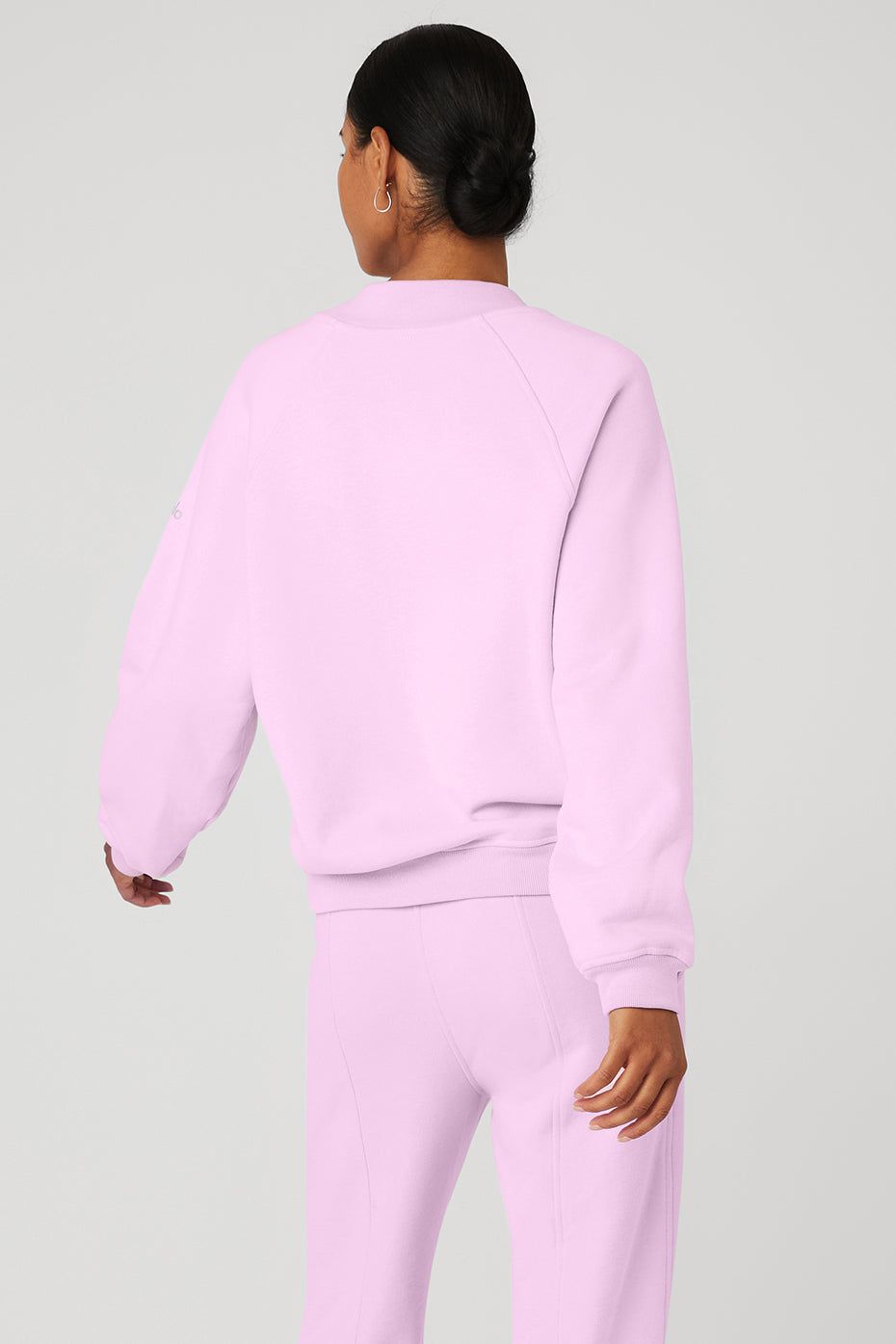 Heavy Weight Free Time Crew Neck Pullover - Sugarplum Pink sold by Alo Yoga product image thumbnail 2
