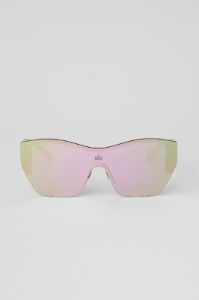 Stunner Sunglasses - Pink Mirror/Pink sold by Alo Yoga