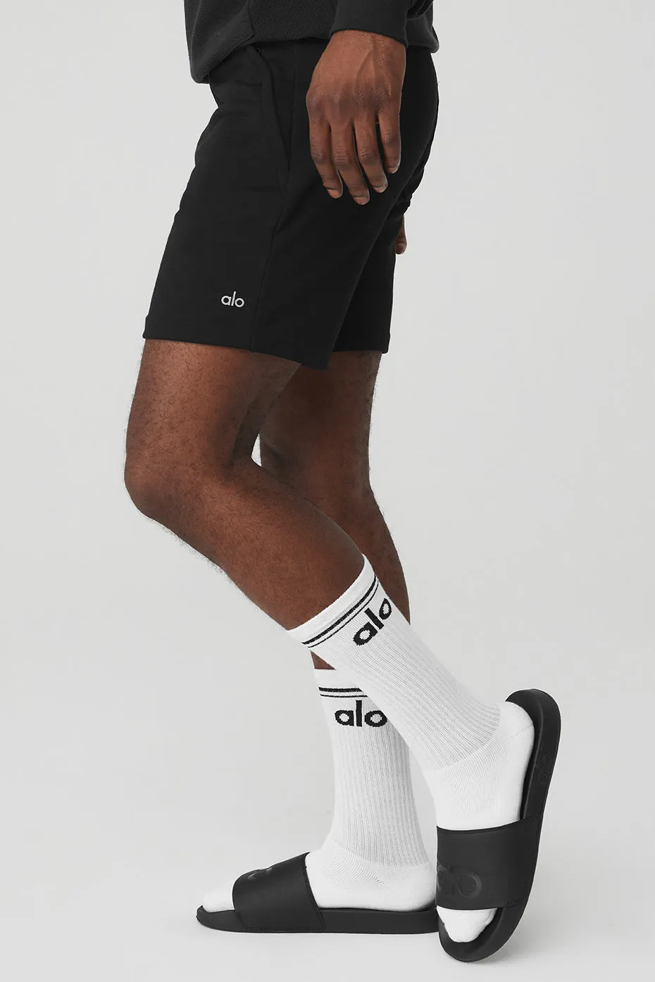 Unisex Throwback Sock - White/Black sold by Alo Yoga product image thumbnail 2