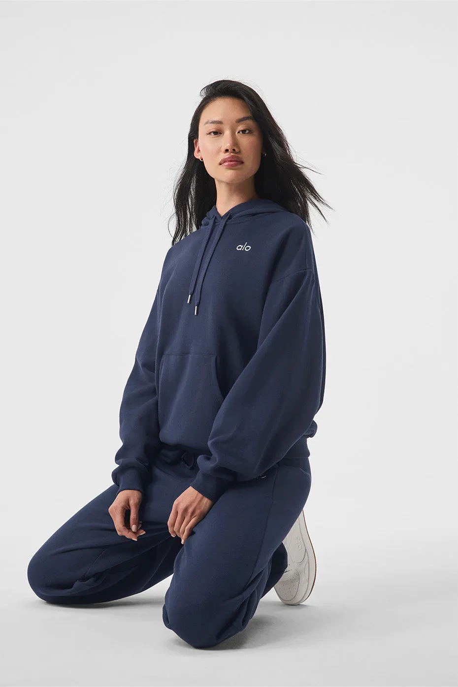 Accolade Hoodie - Navy sold by Alo Yoga product image thumbnail 3