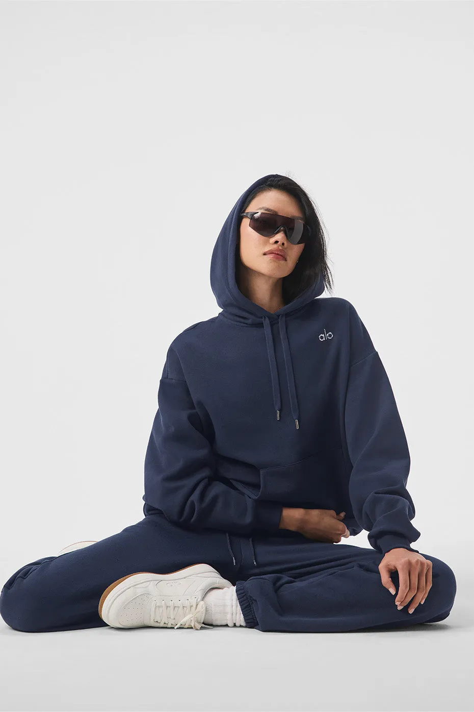 Accolade Hoodie - Navy sold by Alo Yoga product image thumbnail 5