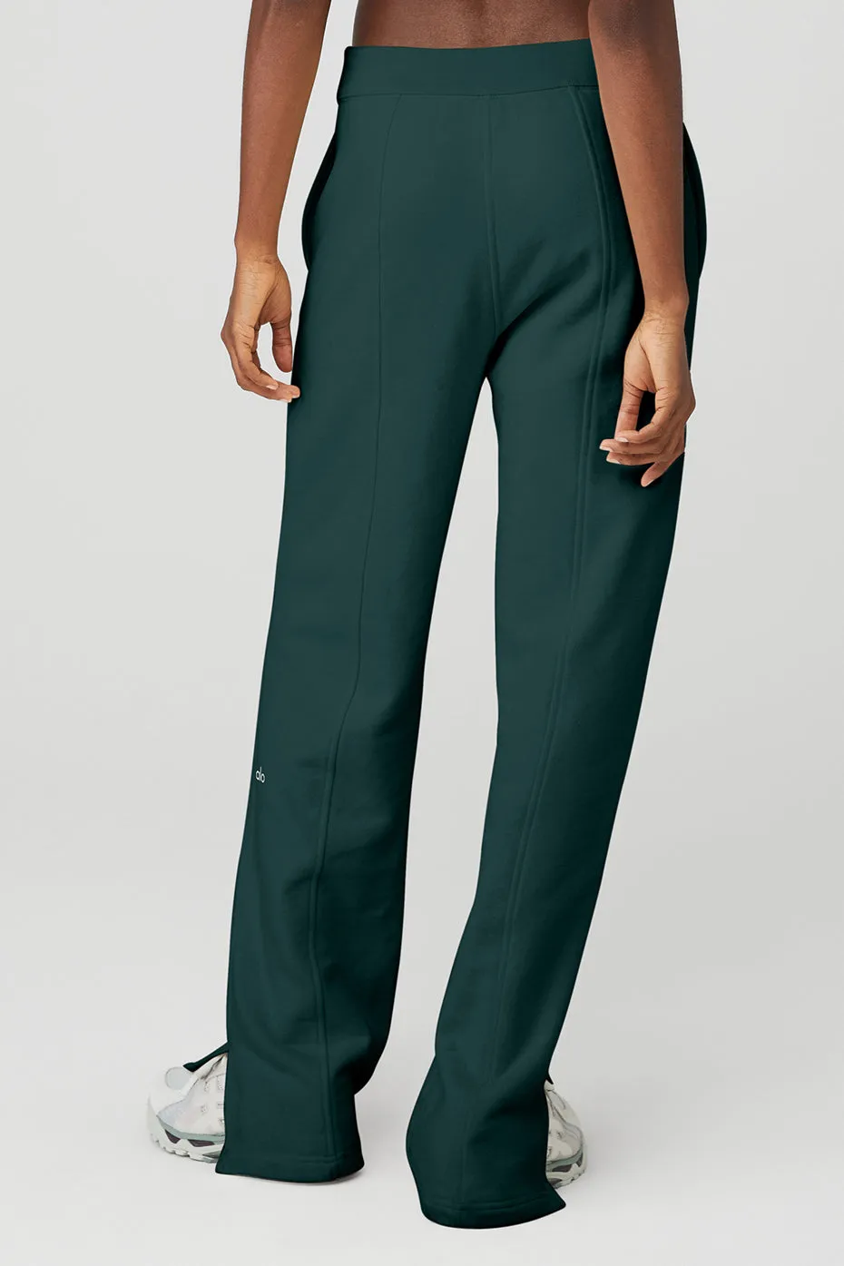 High-Waist Free Time Straight Leg Sweatpant - Midnight Green sold by Alo Yoga product image thumbnail 2