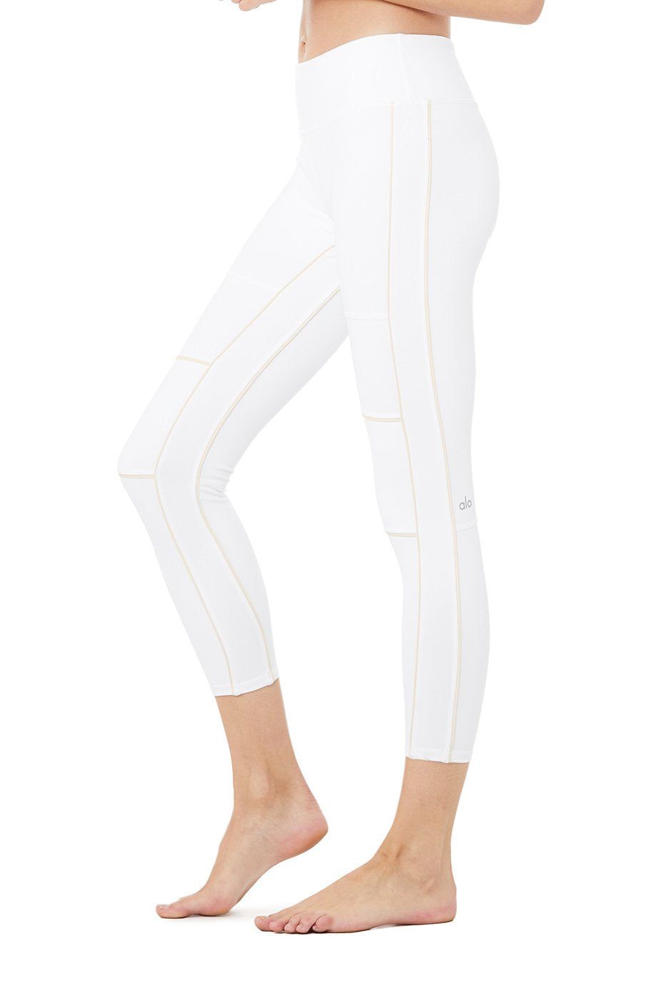 7/8 Guard Legging - White/Bone sold by Alo Yoga product image thumbnail 2