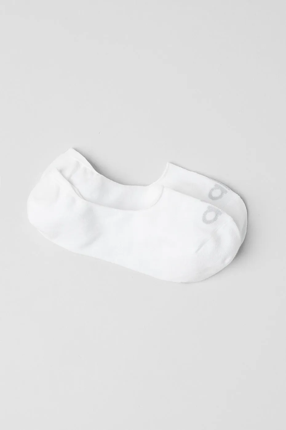 Unisex Conceal Sock - White/Dove Grey sold by Alo Yoga