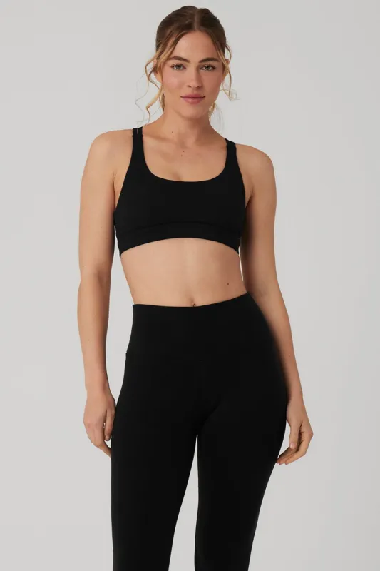 Airbrush Suspension Bra - Black sold by Alo Yoga