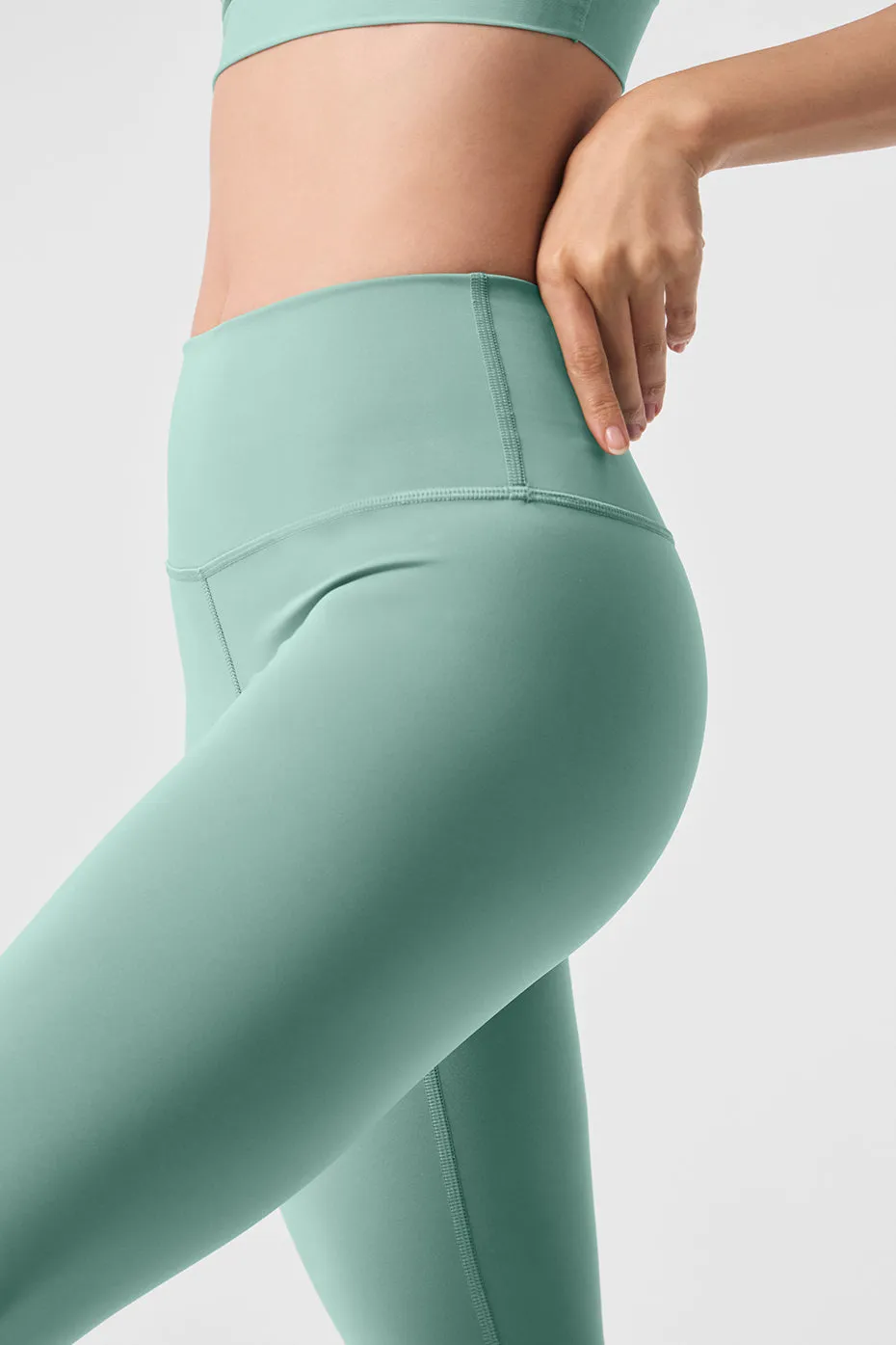 7/8 High-Waist Airlift Legging - Botanical Green sold by Alo Yoga product image thumbnail 3