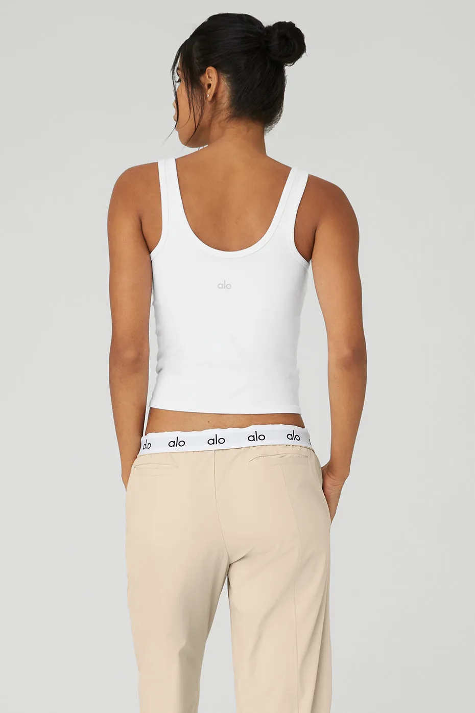 Seamless Chosen Tank - White sold by Alo Yoga product image thumbnail 2