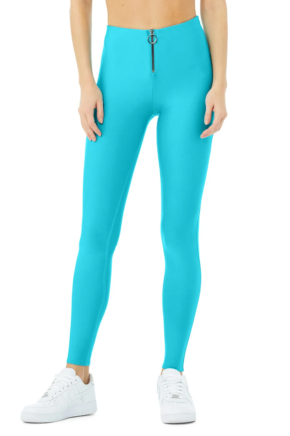 High-Waist Fast Legging - Bright Aqua sold by Alo Yoga