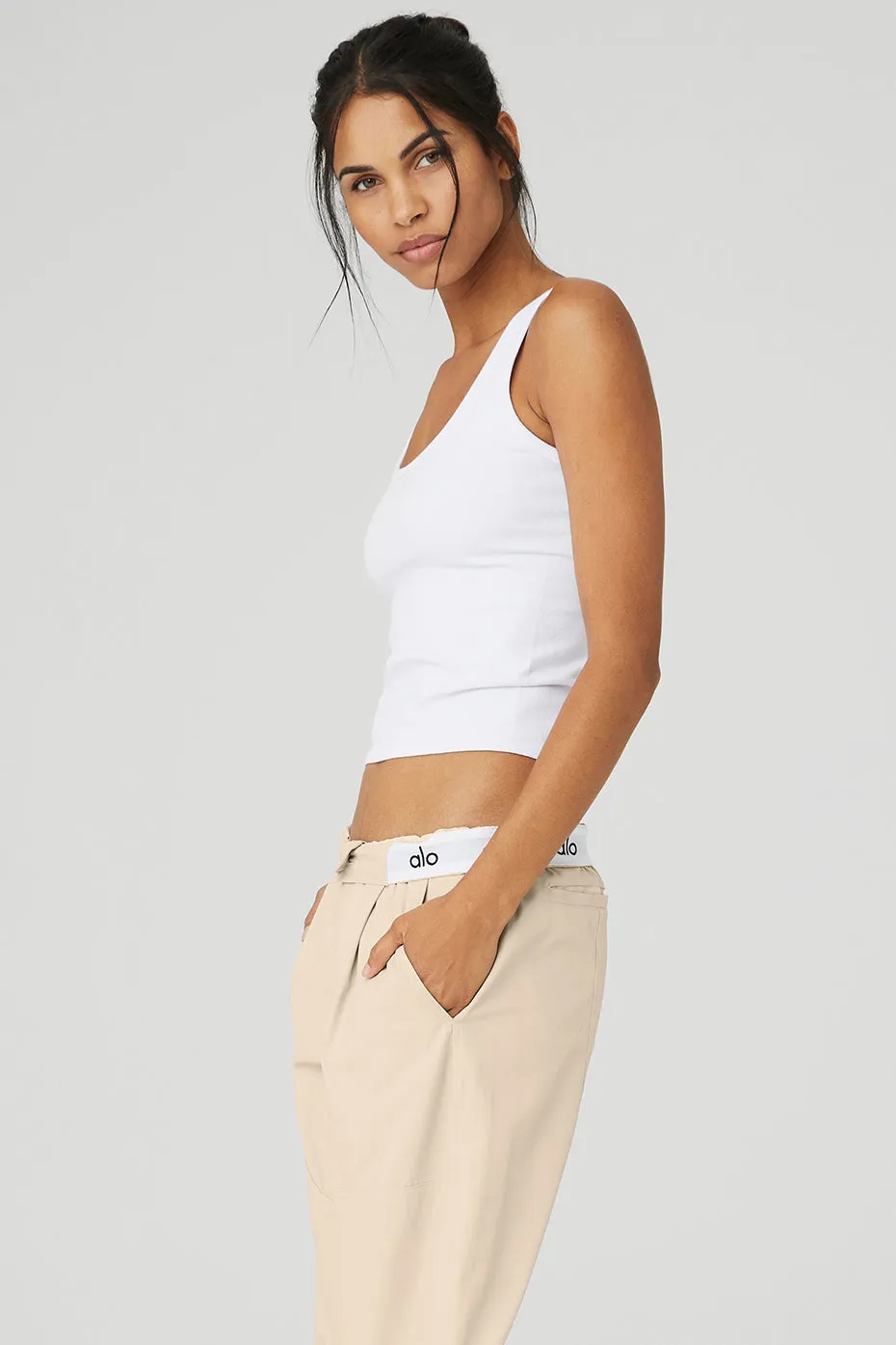 Seamless Chosen Tank - White sold by Alo Yoga product image thumbnail 3