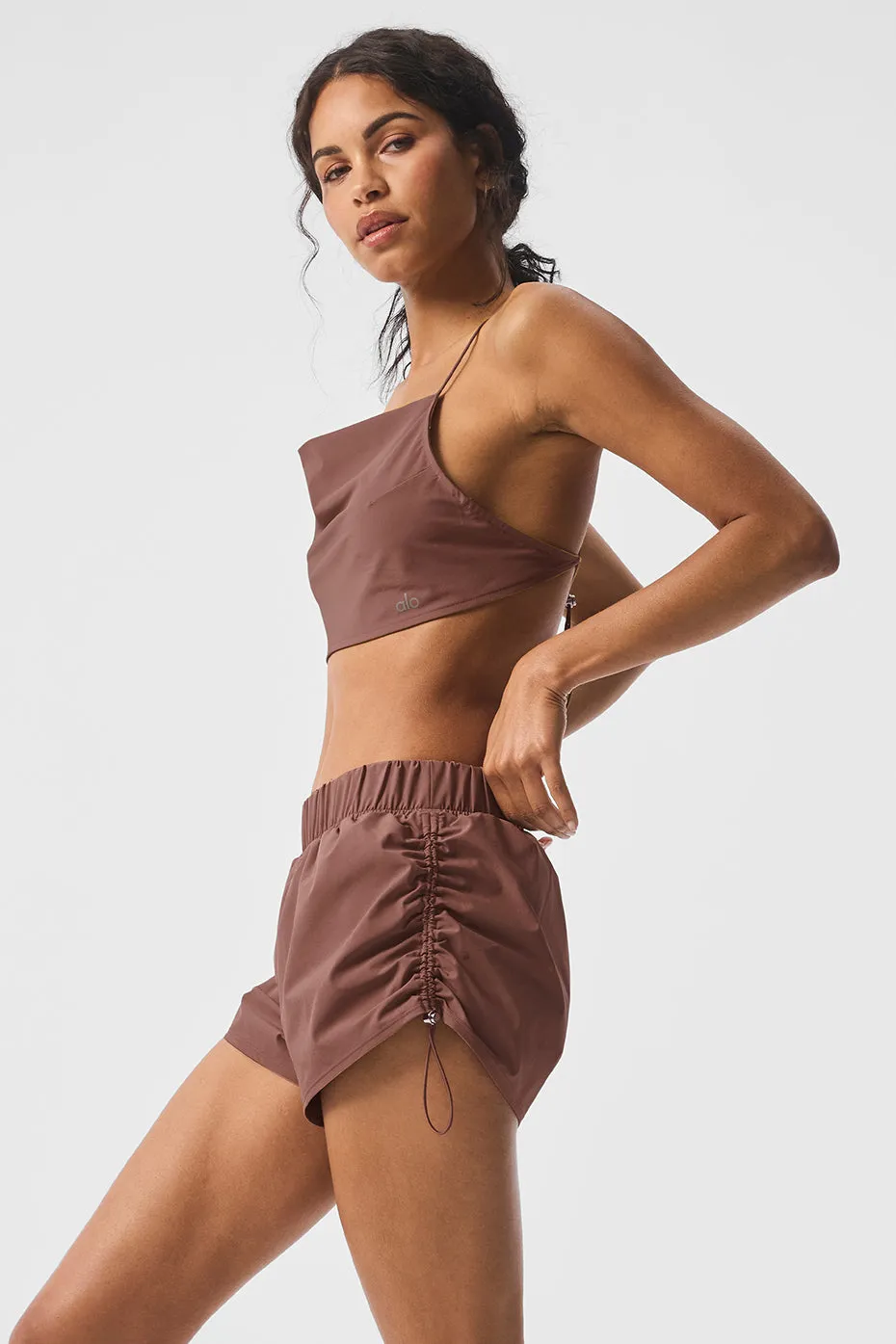 Cropped Megastar Tank - Chestnut sold by Alo Yoga product image thumbnail 3