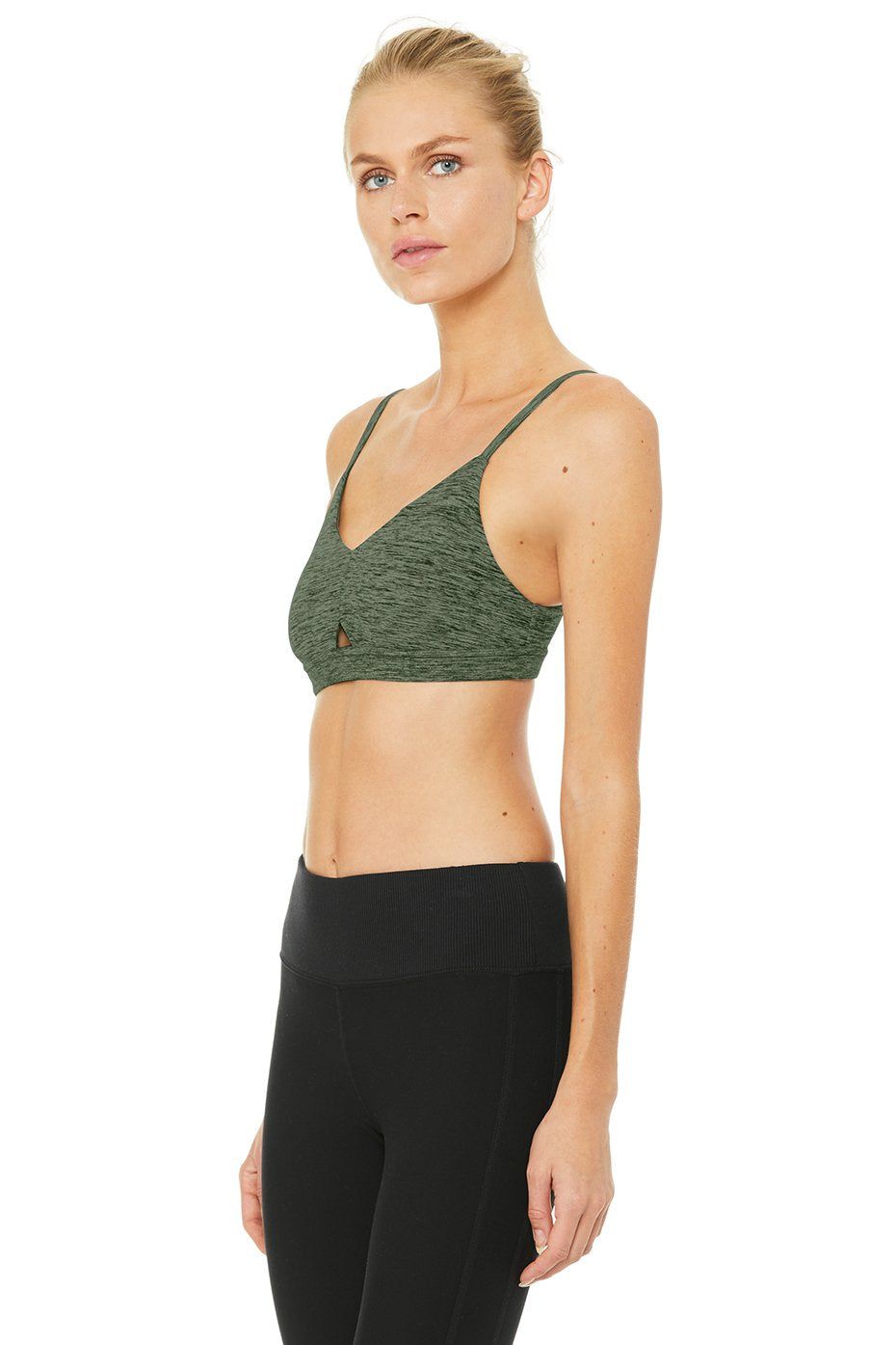 Alosoft Lounge Bra - Hunter Heather sold by Alo Yoga product image thumbnail 2