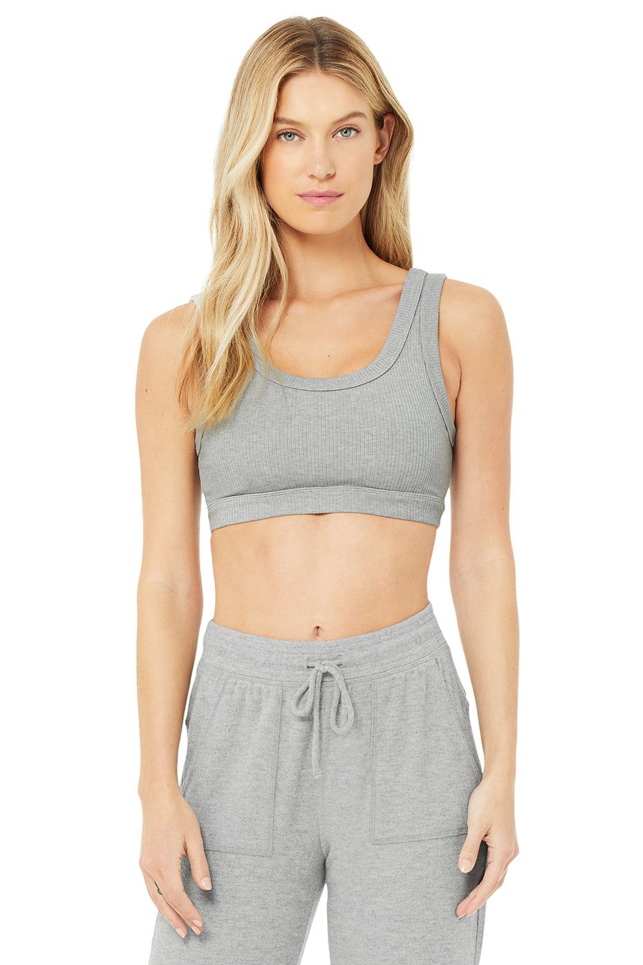 Wellness Bra - Dove Grey Heather sold by Alo Yoga
