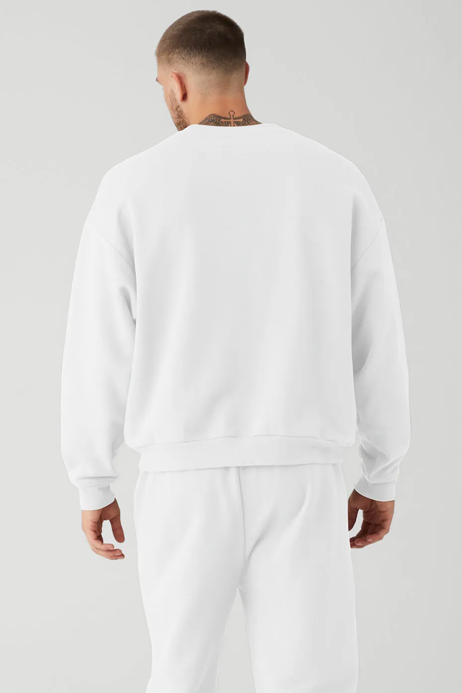 Accolade Crew Neck Pullover - White sold by Alo Yoga product image thumbnail 2