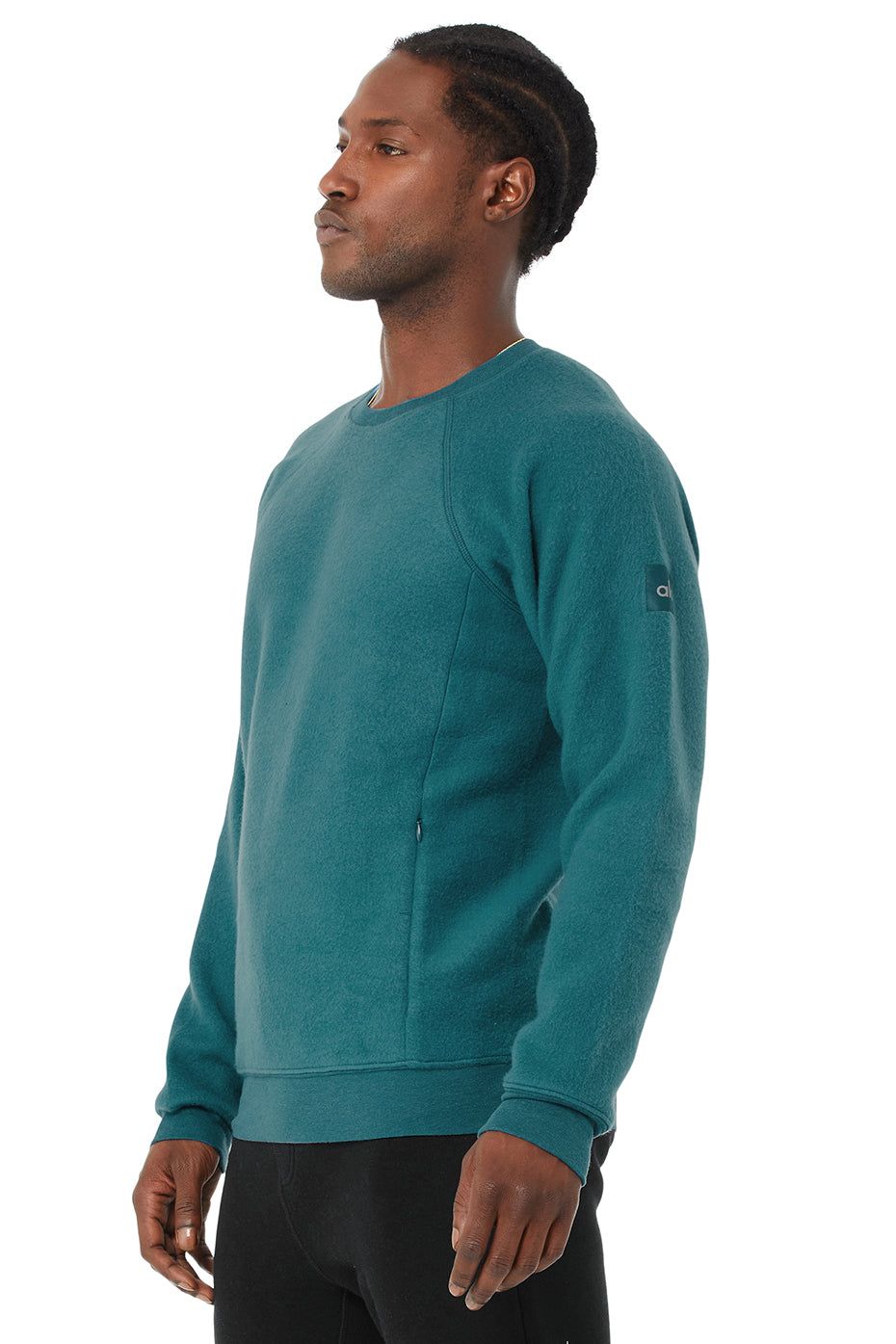 Triumph Crew Neck Sweatshirt - Mineral Blue sold by Alo Yoga product image thumbnail 3