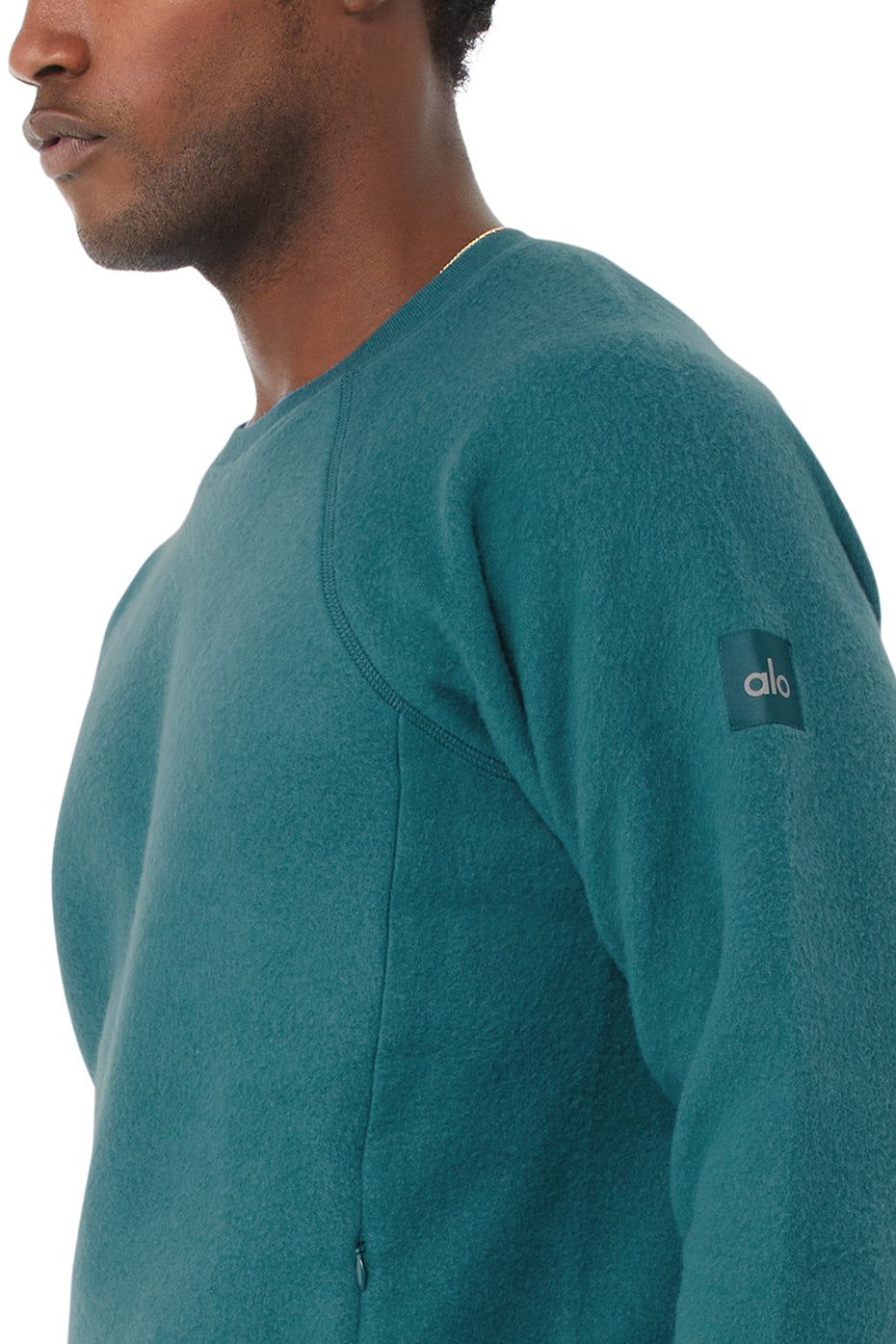 Triumph Crew Neck Sweatshirt - Mineral Blue sold by Alo Yoga product image thumbnail 4
