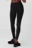 7/8 High-Waist Moto Legging - Black sold by Alo Yoga