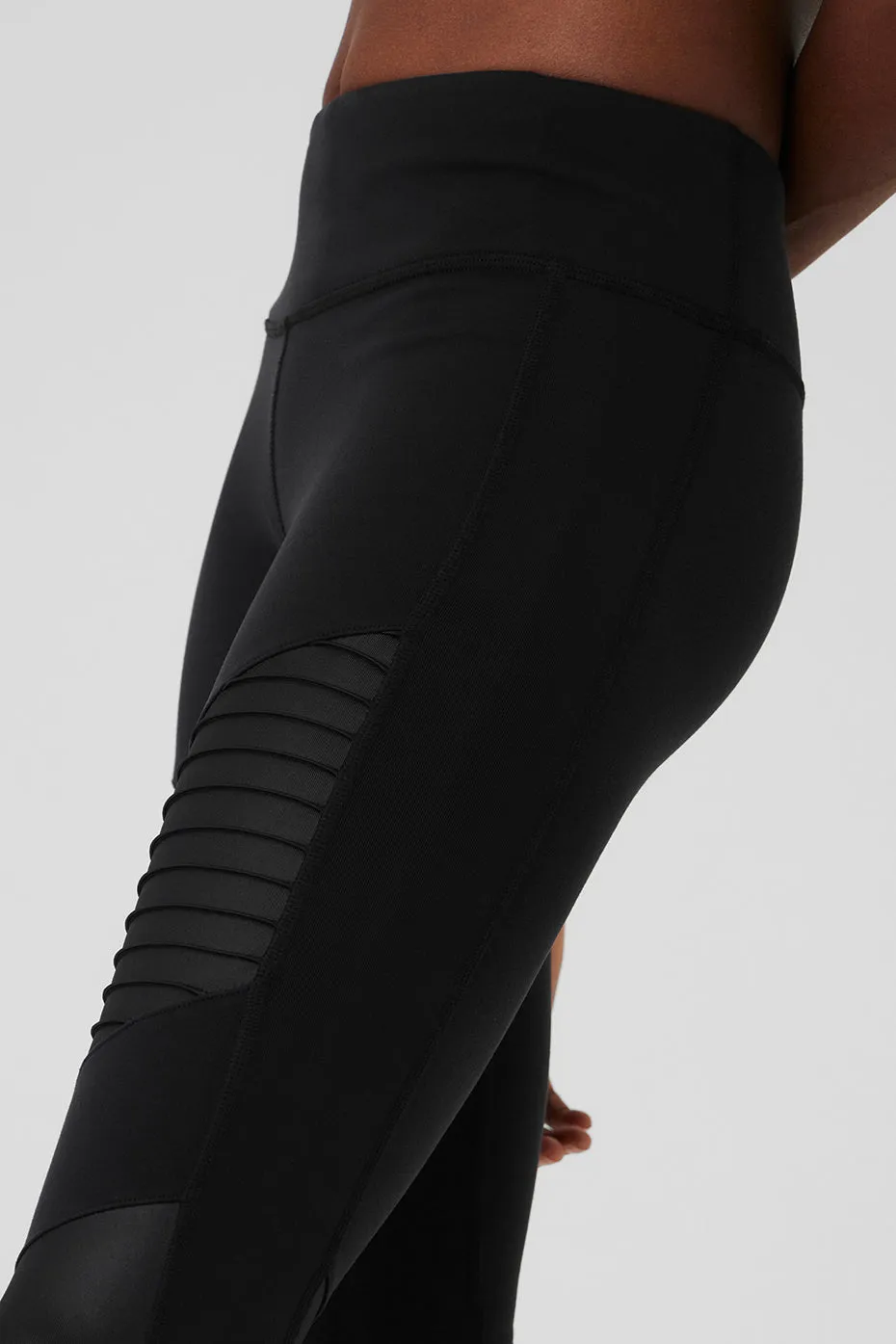 7/8 High-Waist Moto Legging - Black sold by Alo Yoga product image thumbnail 5