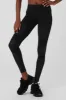 7/8 High-Waist Moto Legging - Black sold by Alo Yoga