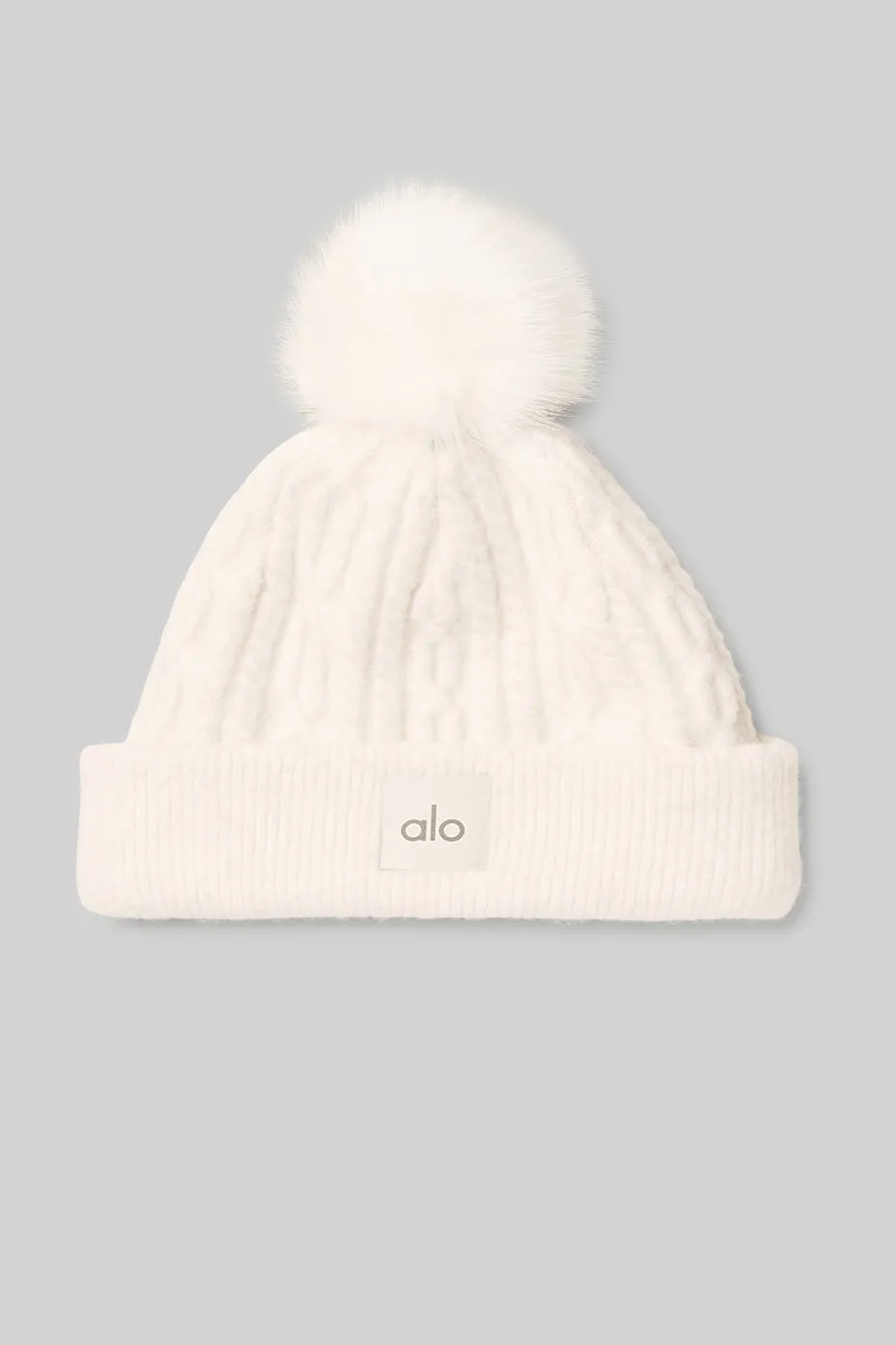 Cable Knit Beanie - Ivory | Parallel