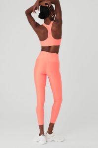 Airlift Advantage Racerback Bra & 7/8 High-Waist Airlift Legging Set - Candy Orange sold by Alo Yoga
