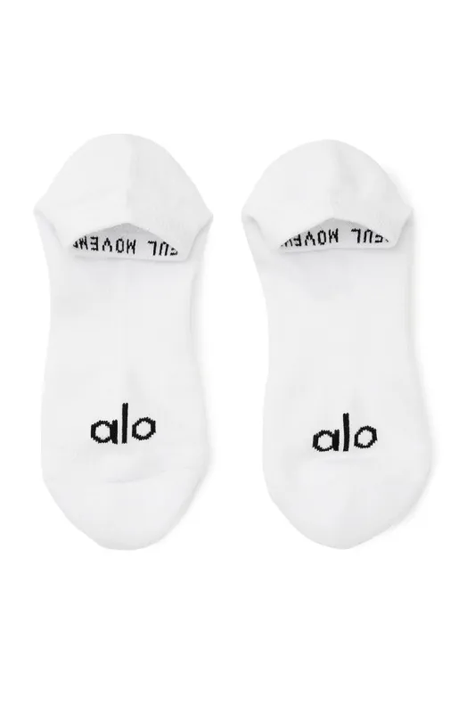 Men's Street Sock - White/Black sold by Alo Yoga