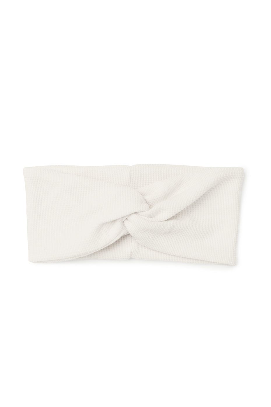 Micro Waffle Headband - Ivory sold by Alo Yoga