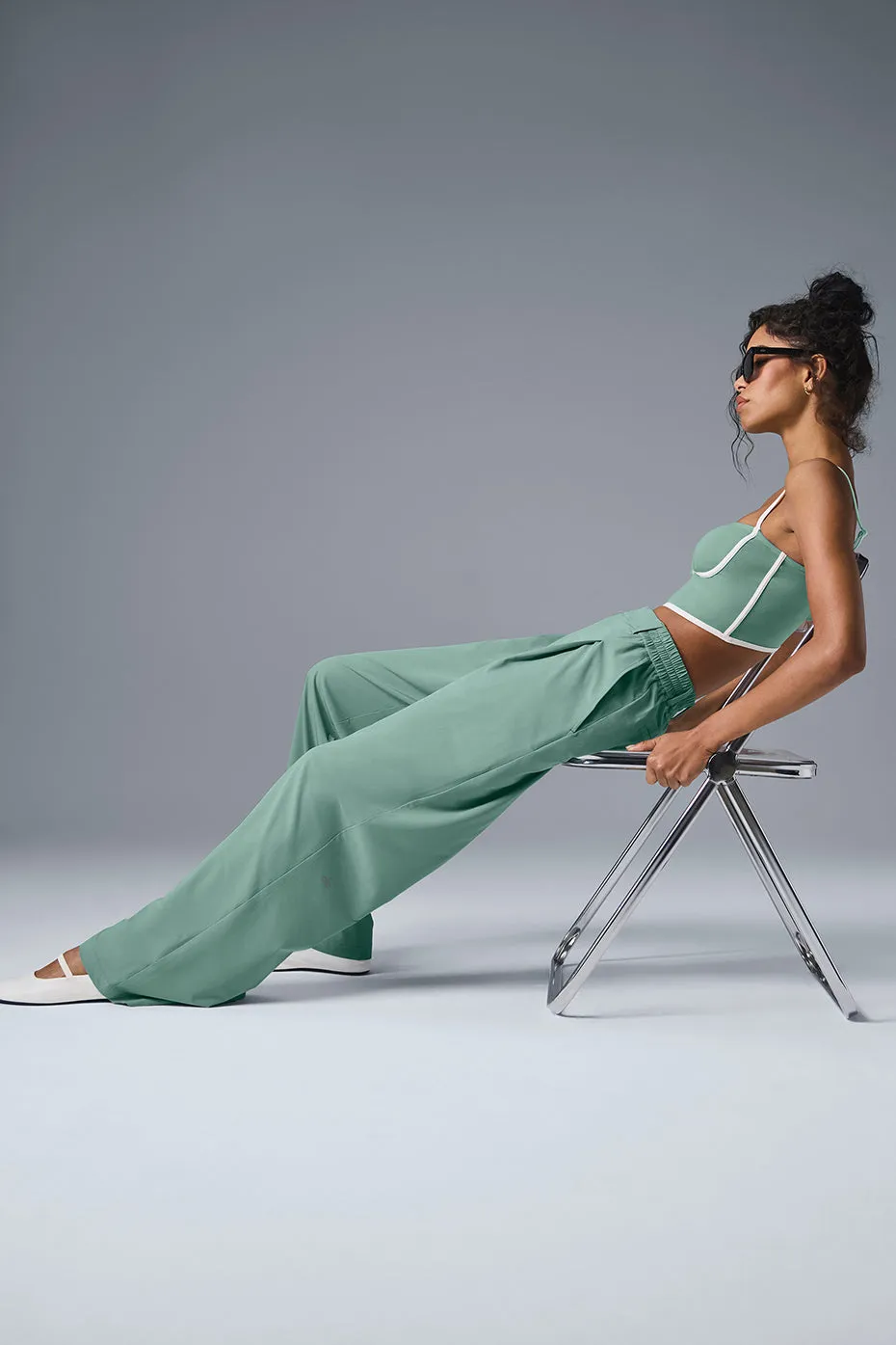 High-Waist Pursuit Trouser (Long) - Botanical Green sold by Alo Yoga product image thumbnail 3