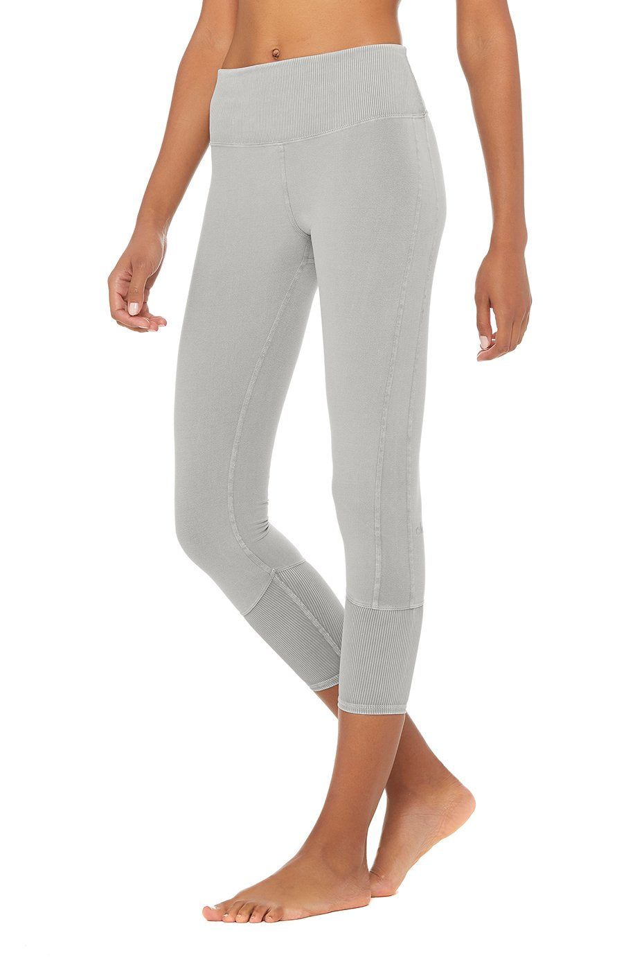 7/8 High-Waist Alo Sueded Lounge Legging - Lead Wash sold by Alo Yoga product image thumbnail 2