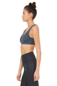 Togetherness Bra - Eclipse Heather sold by Alo Yoga