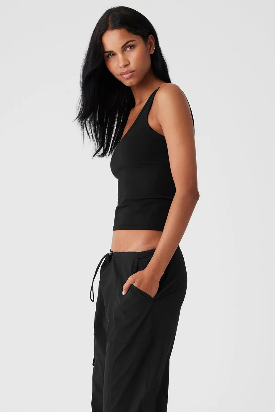 Seamless Chosen Tank - Black sold by Alo Yoga product image thumbnail 2