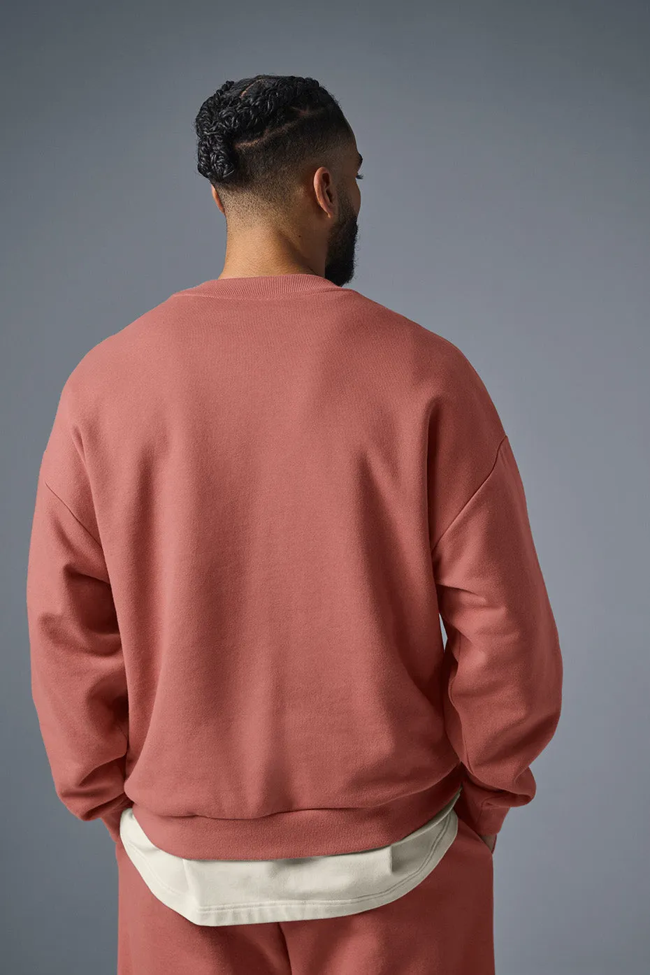 Accolade Crew Neck Pullover - Soft Terracotta sold by Alo Yoga product image thumbnail 2