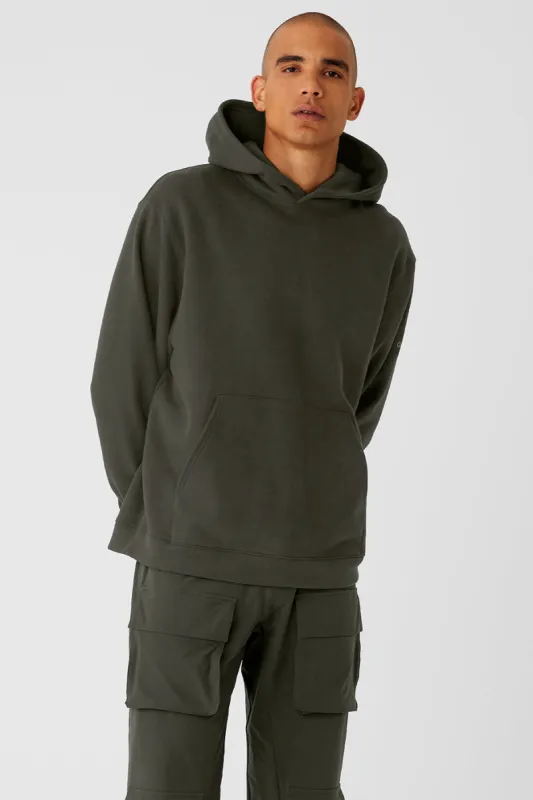 Renown Heavy Weight Hoodie - Stealth Green sold by Alo Yoga