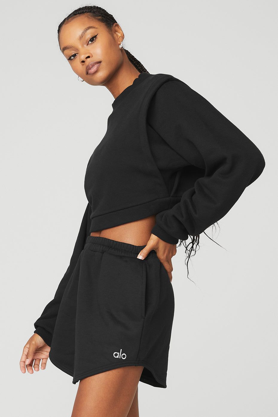 Cropped Fresh Coverup - Black sold by Alo Yoga product image thumbnail 3