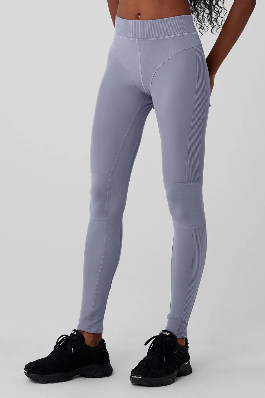 Alosoft High-Waist Head Start Legging - Fog sold by Alo Yoga product image thumbnail 3