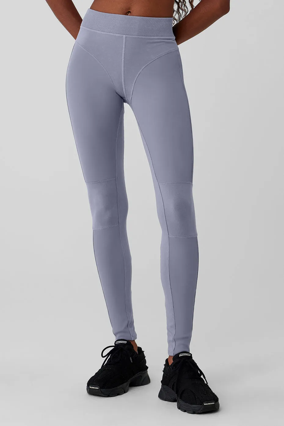 Alosoft High-Waist Head Start Legging - Fog sold by Alo Yoga