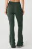 High-Waist Zip It Flare Legging - Dark Cactus sold by Alo Yoga