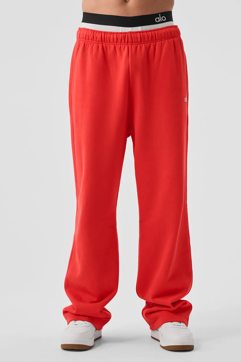 Accolade Straight Leg Sweatpant - Red Hot Summer sold by Alo Yoga