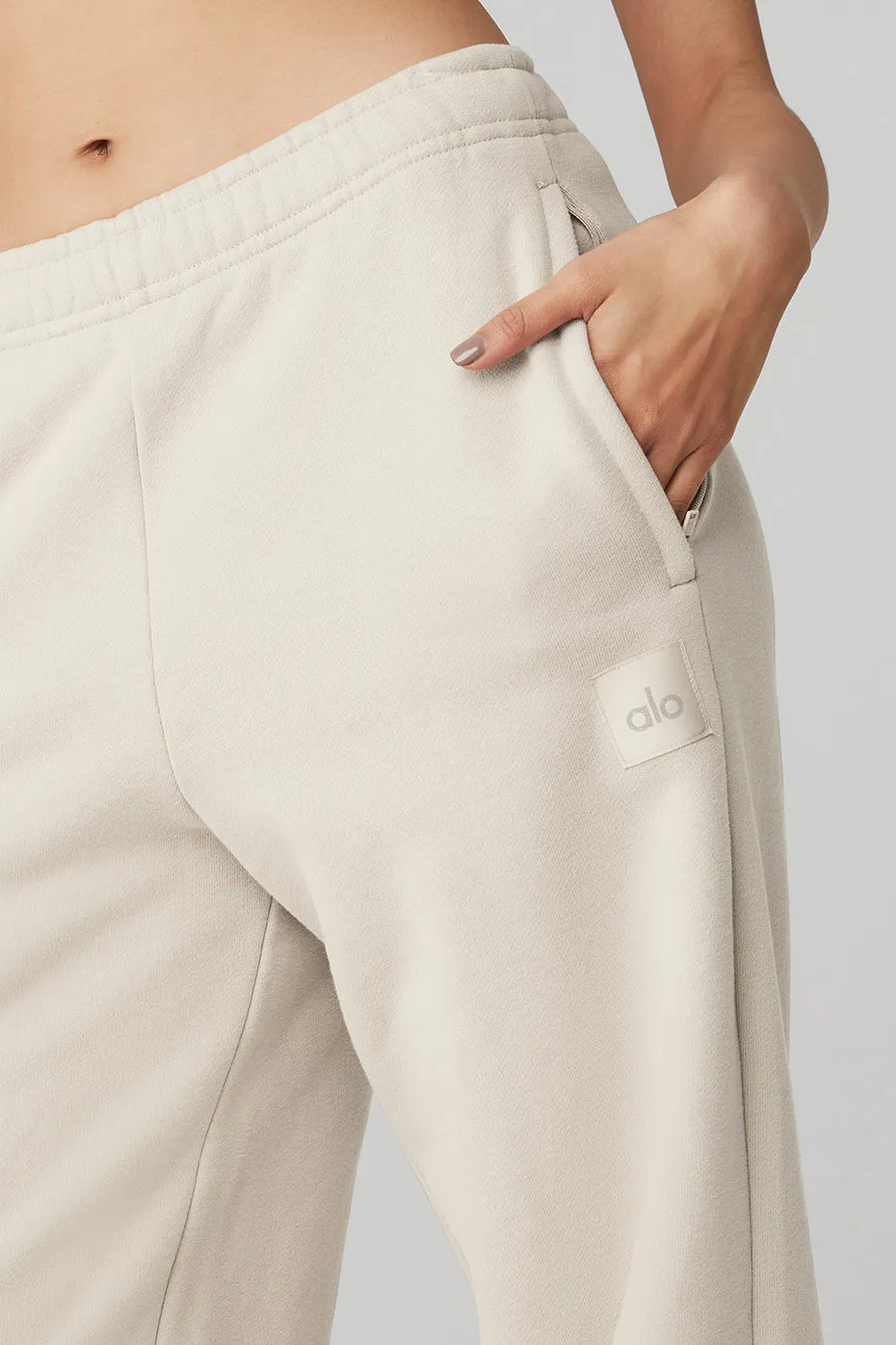 Renown Heavy Weight Sweatpant - Bone sold by Alo Yoga product image thumbnail 4
