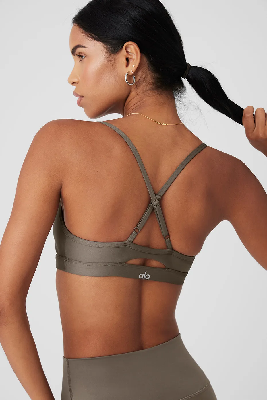 Airlift Intrigue Bra - Olive Tree sold by Alo Yoga product image thumbnail 4
