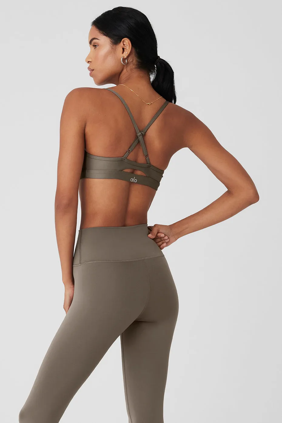 Airlift Intrigue Bra - Olive Tree sold by Alo Yoga product image thumbnail 2