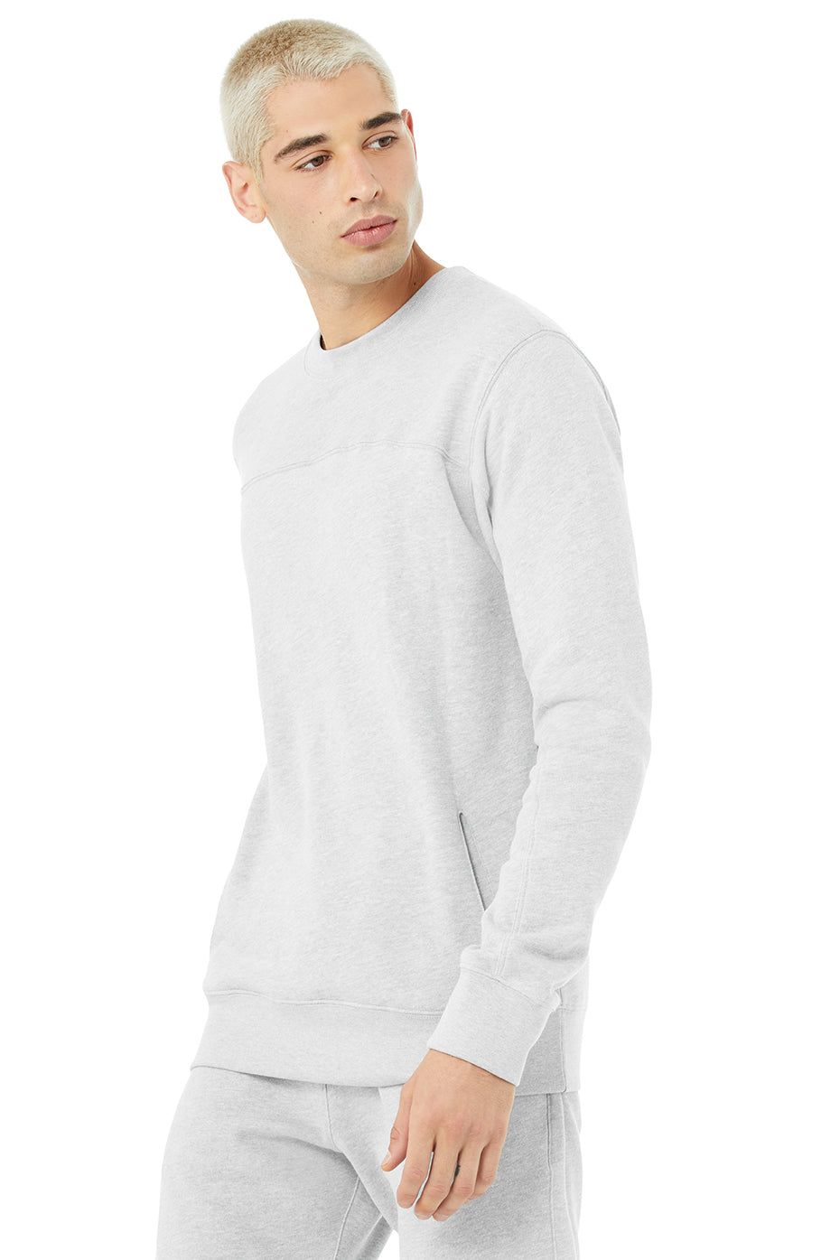 Base Sweatshirt - Athletic Heather Grey sold by Alo Yoga product image thumbnail 3